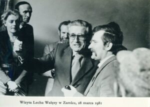 Z Lechem Wałęsą, Zamek Królewski w Warszawie, 1981 r.